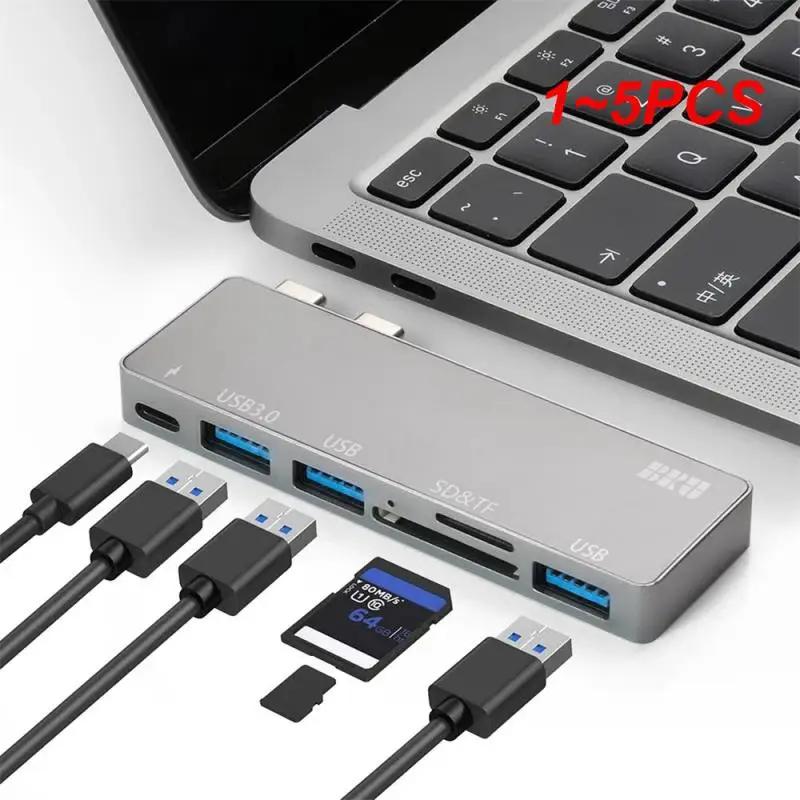 CŸ Ʈ 3 ŷ ̼, USB 3.0  USB-C, 40Gbps, 6 in 1 SD/TF ī , ƺϿ  6 Ʈ, 1-5 